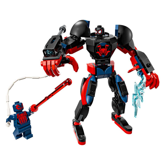 Lego marvel 76337 miles morales mecha vs. spider-man