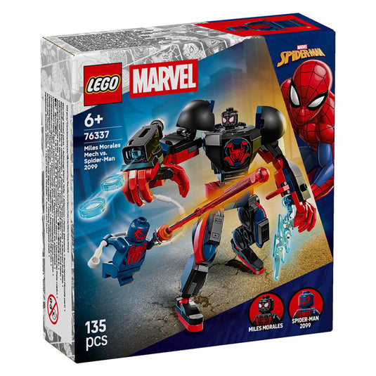 Lego marvel 76337 miles morales mecha vs. spider-man