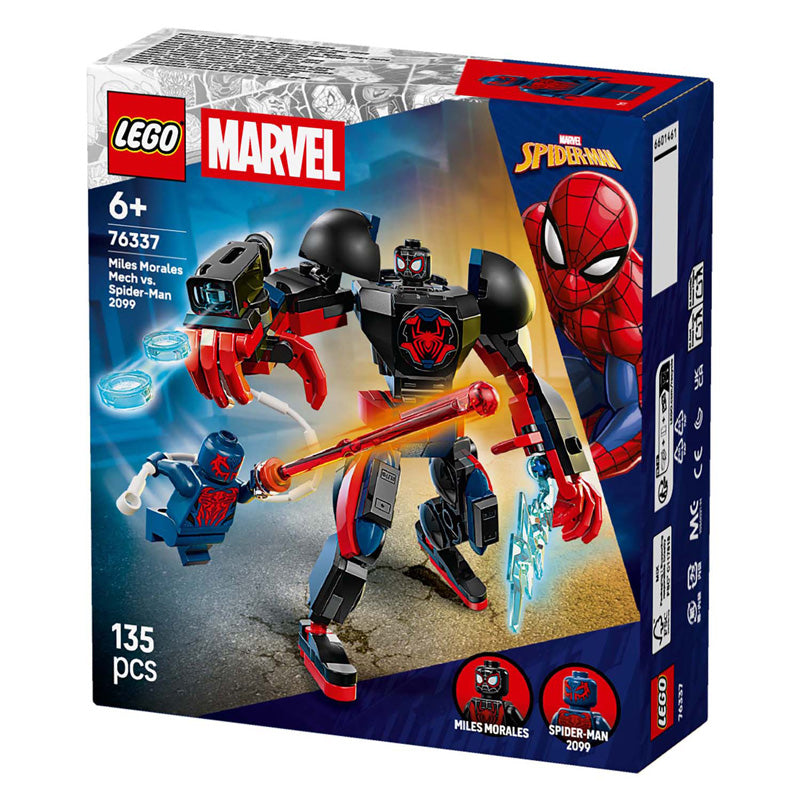Load image into Gallery viewer, Lego marvel 76337 miles morales mecha vs. spider-man

