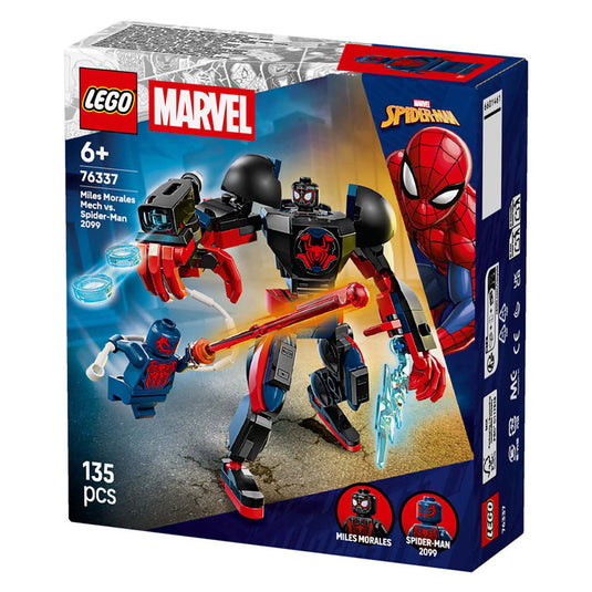 Lego marvel 76337 miles morales mecha vs. spider-man