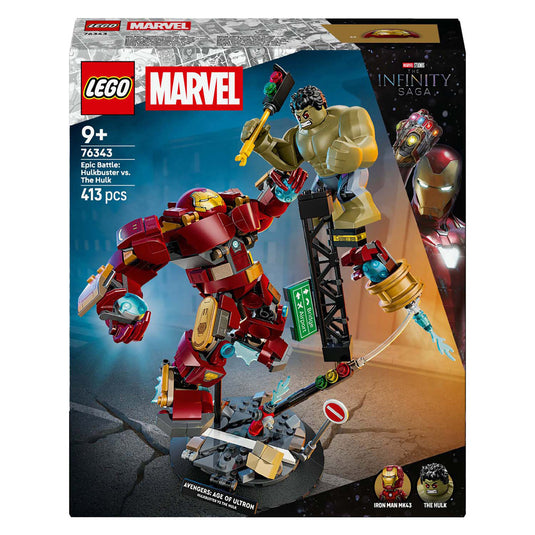 Lego marvel super heroes - ultieme strijd: hulkbuster vs. hulk constructiespeelgoed (76343)
