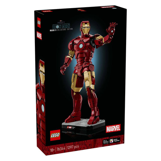 Lego super heroes 76344 marvel iron man mark 3 verzameleditie