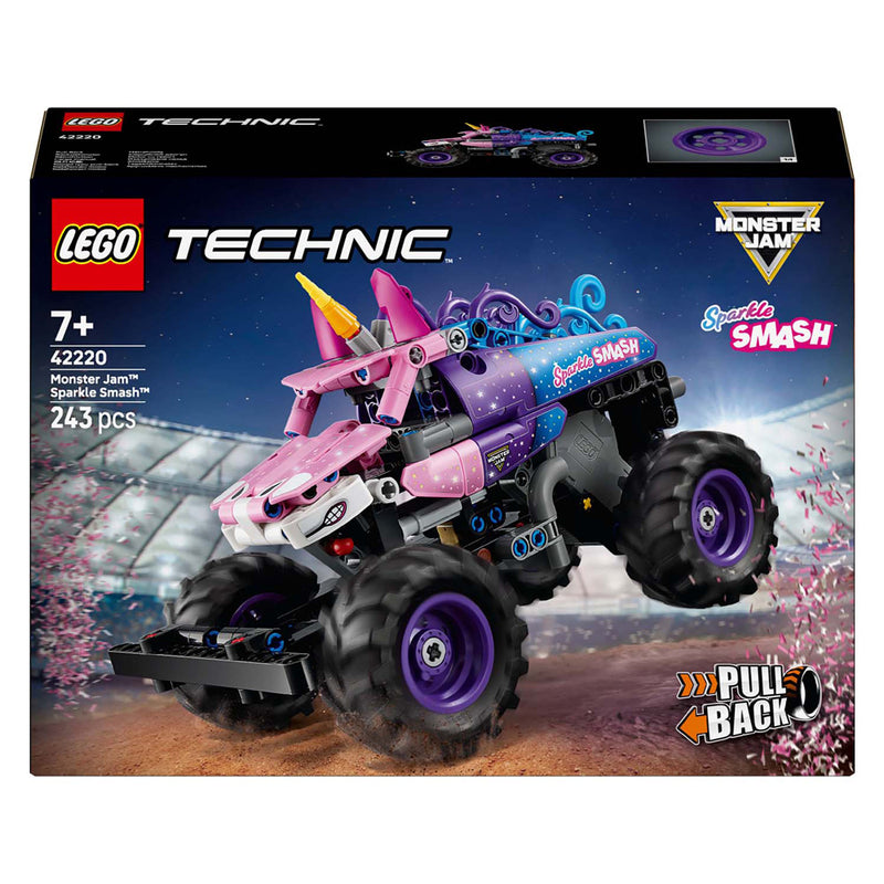 Load image into Gallery viewer, Lego technic 42220 monster jam sparkle smash pull-back
