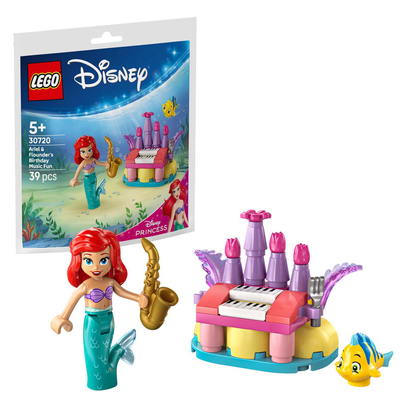 Load image into Gallery viewer, Lego disney princess 30720 verjaardagsmuziek van ariel en botje
