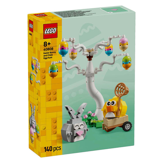 Lego eieren zoeken met konijn en kuiken constructiespeelgoed (40808)