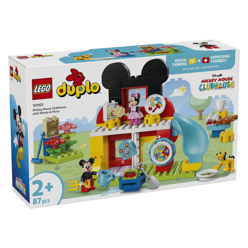Afbeelding laden in galerijviewer, Lego duplo 10465 mickey mouse clubhuis met minnie en pluto
