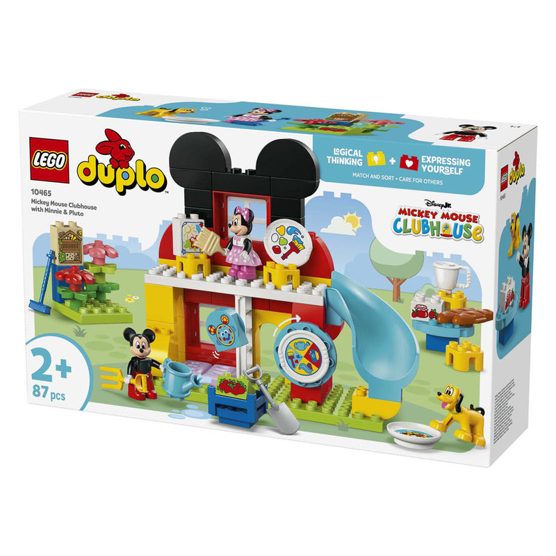 Afbeelding laden in galerijviewer, Lego duplo 10465 mickey mouse clubhuis met minnie en pluto
