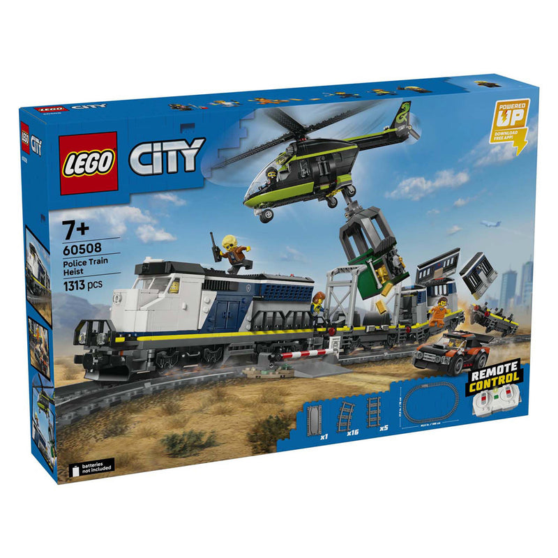 Afbeelding laden in galerijviewer, Lego ® city overval op politietrein - speelgoedtreinset - 60508
