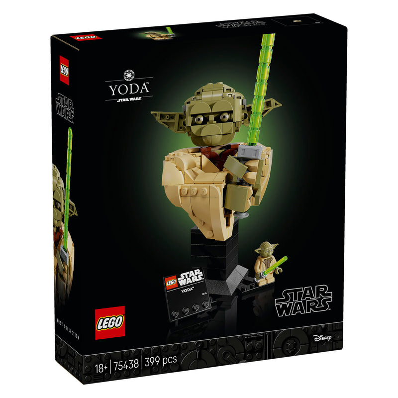 Afbeelding laden in galerijviewer, Lego star wars yoda buste bouwpakket voor volwassenen - 75438
