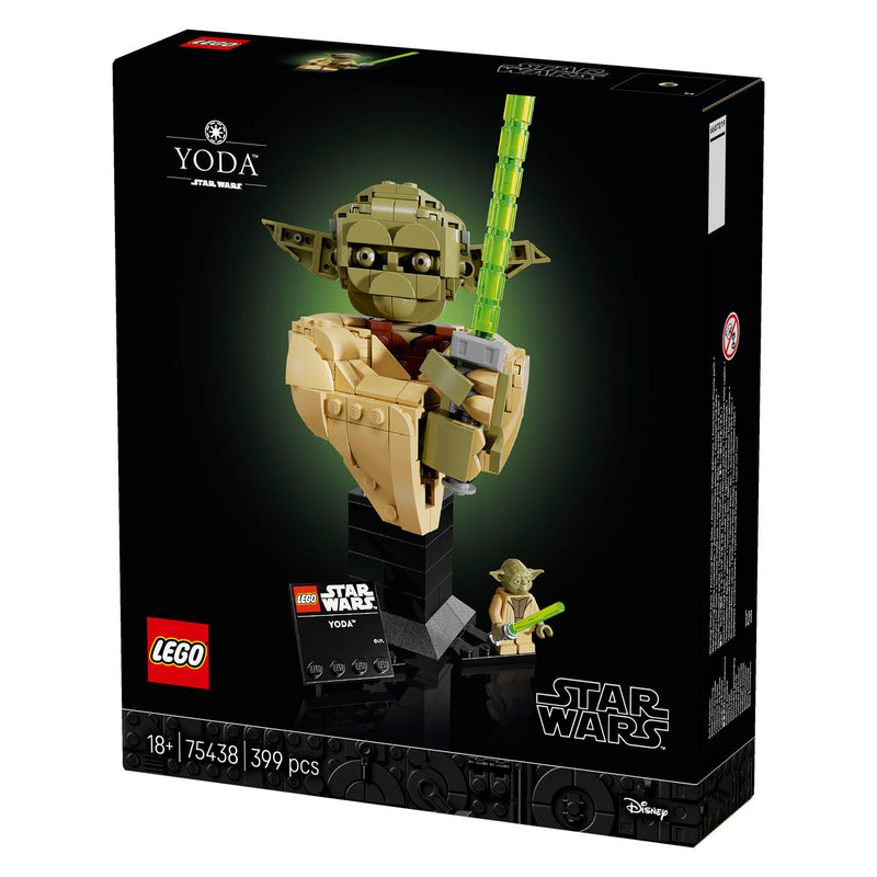 Afbeelding laden in galerijviewer, Lego star wars yoda buste bouwpakket voor volwassenen - 75438
