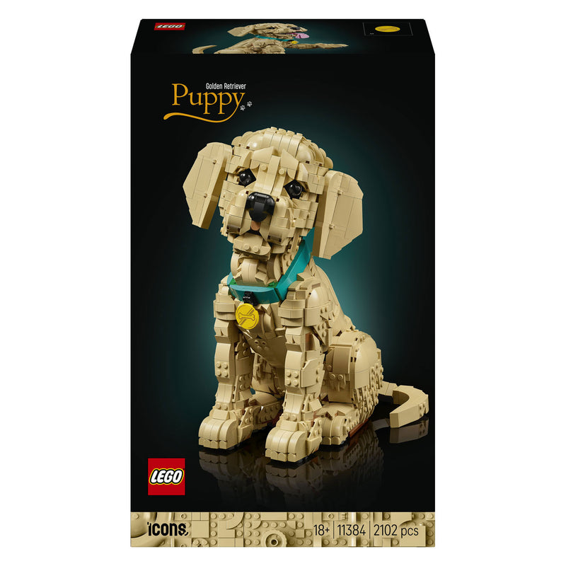 Afbeelding laden in galerijviewer, Lego ® icons golden retriever puppy - decoratieve dierenfiguur - bouwset voor volwassenen - 11384
