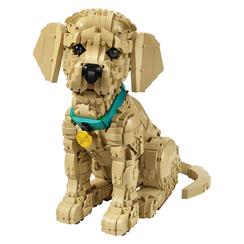 Load image into Gallery viewer, Lego ® icons golden retriever puppy - decoratieve dierenfiguur - bouwset voor volwassenen - 11384
