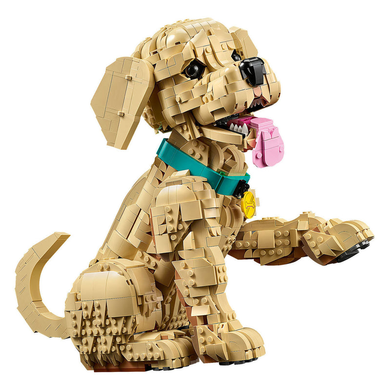 Afbeelding laden in galerijviewer, Lego ® icons golden retriever puppy - decoratieve dierenfiguur - bouwset voor volwassenen - 11384
