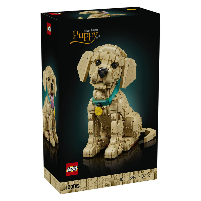 Afbeelding laden in galerijviewer, Lego ® icons golden retriever puppy - decoratieve dierenfiguur - bouwset voor volwassenen - 11384
