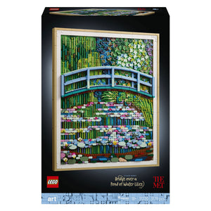 Lego ® art claude monet – brug over een vijver met waterlelies 31220
