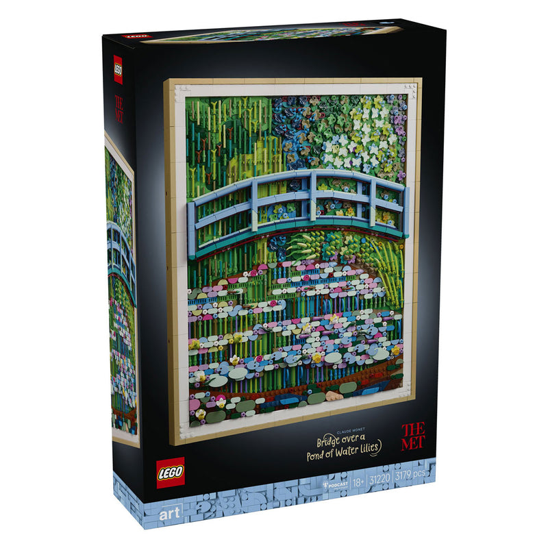 Load image into Gallery viewer, Lego ® art claude monet – brug over een vijver met waterlelies 31220
