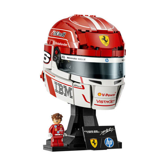Afbeelding laden in galerijviewer, Lego editions scuderia ferrari hp helm van charles leclerc - 43014
