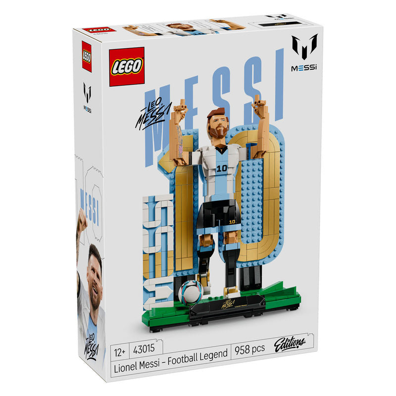 Afbeelding laden in galerijviewer, Lego editions lionel messi – voetballegende voetbal speelgoed voor kinderen - 43015
