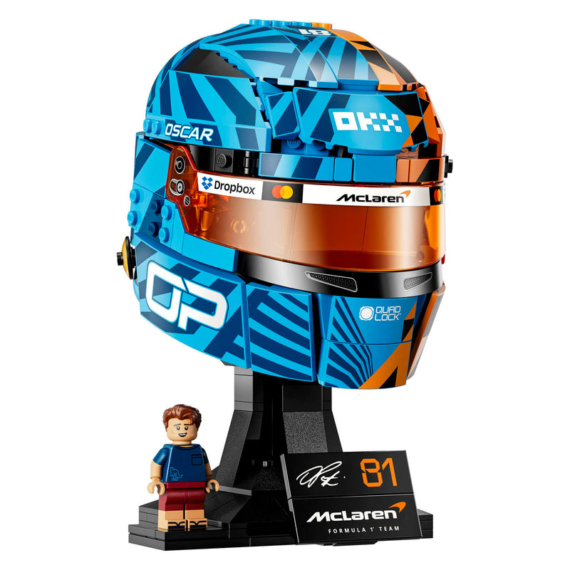 Afbeelding laden in galerijviewer, Lego editions mclaren mastercard f1 team helm van oscar piastri bouwpakket voor kinderen 43017
