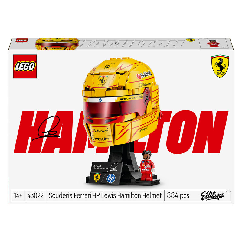 Afbeelding laden in galerijviewer, Lego editions scuderia ferrari hp helm van lewis hamilton - 43022
