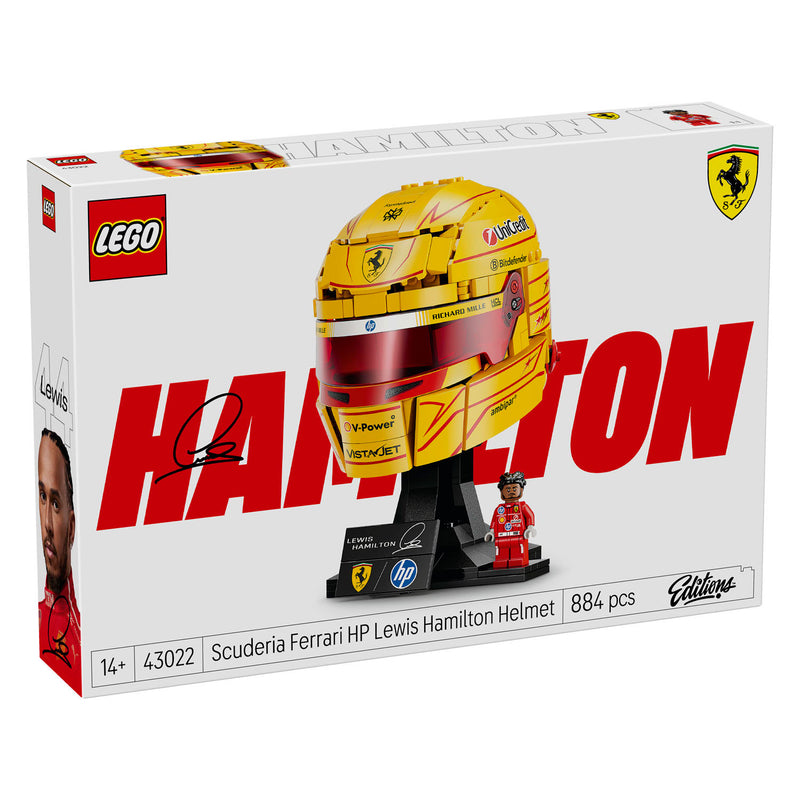 Afbeelding laden in galerijviewer, Lego editions scuderia ferrari hp helm van lewis hamilton - 43022
