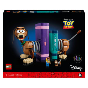 Lego disney en pixar toy story slinky hond boekensteunen bouwpakket voor volwassenen - 43301