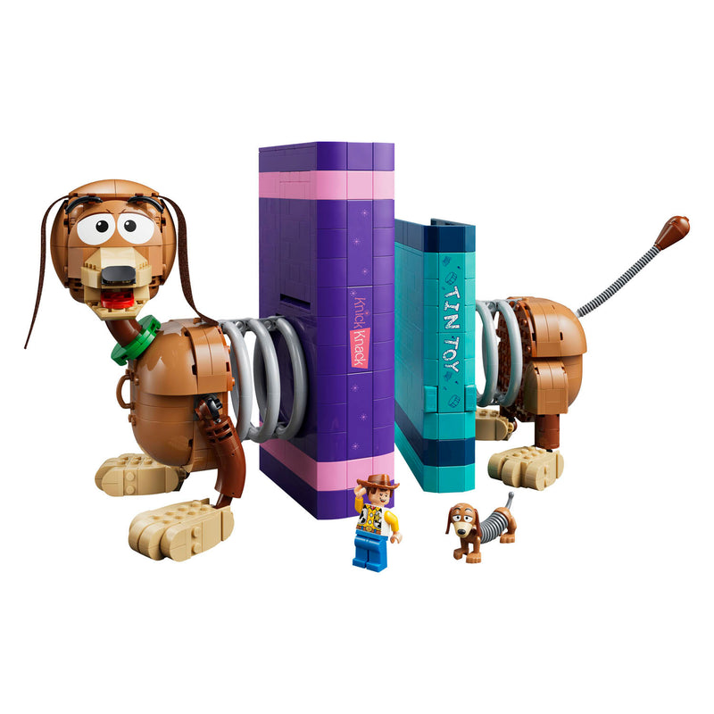 Afbeelding laden in galerijviewer, Lego disney en pixar toy story slinky hond boekensteunen bouwpakket voor volwassenen - 43301
