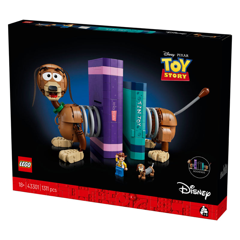 Load image into Gallery viewer, Lego disney en pixar toy story slinky hond boekensteunen bouwpakket voor volwassenen - 43301
