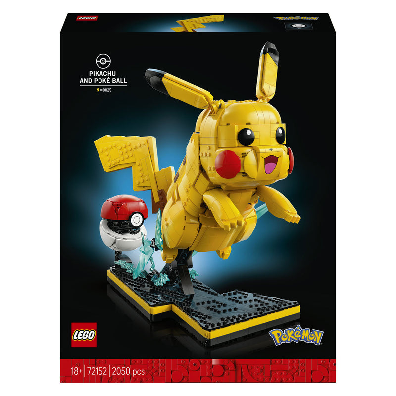 Afbeelding laden in galerijviewer, Lego pokémon pikachu en pokéball bouwpakket voor volwassenen en woondecoratie - 72152
