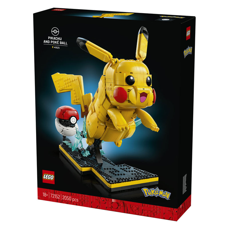 Afbeelding laden in galerijviewer, Lego pokémon pikachu en pokéball bouwpakket voor volwassenen en woondecoratie - 72152
