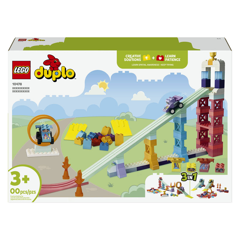 Afbeelding laden in galerijviewer, Lego ® duplo® stad 3-in-1 creatieve hellingen met voertuigen - leerzaam speelgoed voor kinderen vanaf 3 jaar - cadeautip voor peuters - 10478
