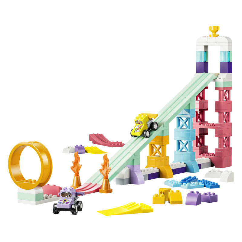 Afbeelding laden in galerijviewer, Lego ® duplo® stad 3-in-1 creatieve hellingen met voertuigen - leerzaam speelgoed voor kinderen vanaf 3 jaar - cadeautip voor peuters - 10478
