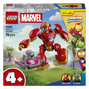 Lego ǀ marvel iron man en zijn fantastische vriendjes ultron tegen iron man bouwpakket 11209