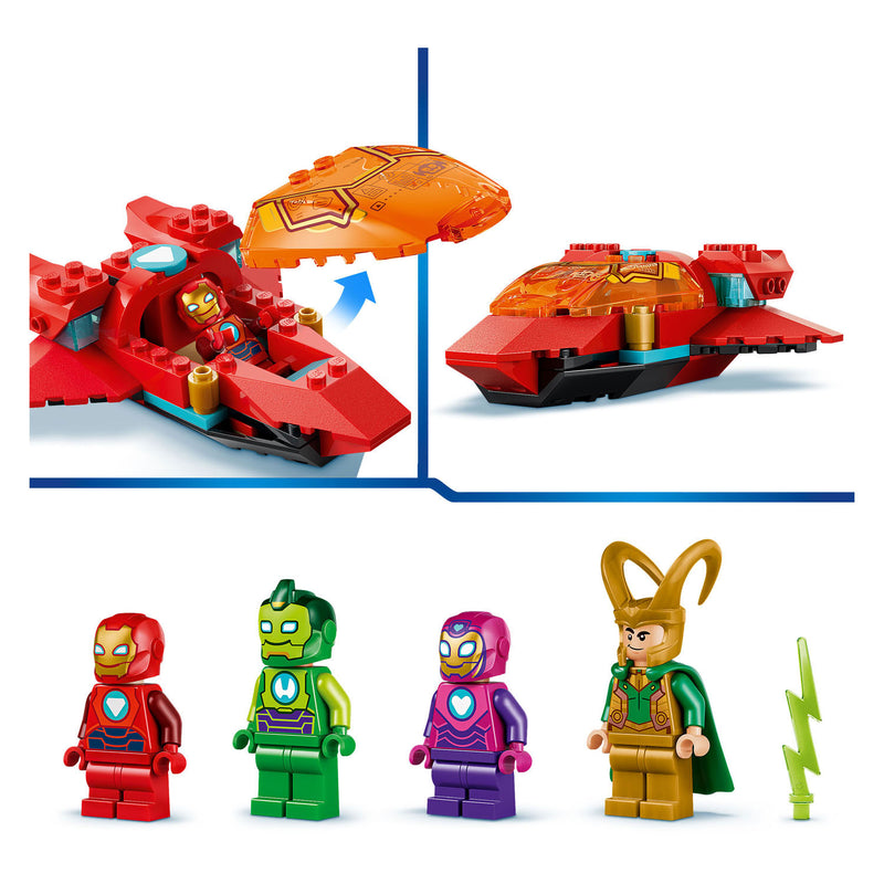 Afbeelding laden in galerijviewer, Lego ® ǀ marvel iron man en zijn fantastische vriendjes loki tegen team iron man - cadeau voor kinderen vanaf 4 jaar - 11211

