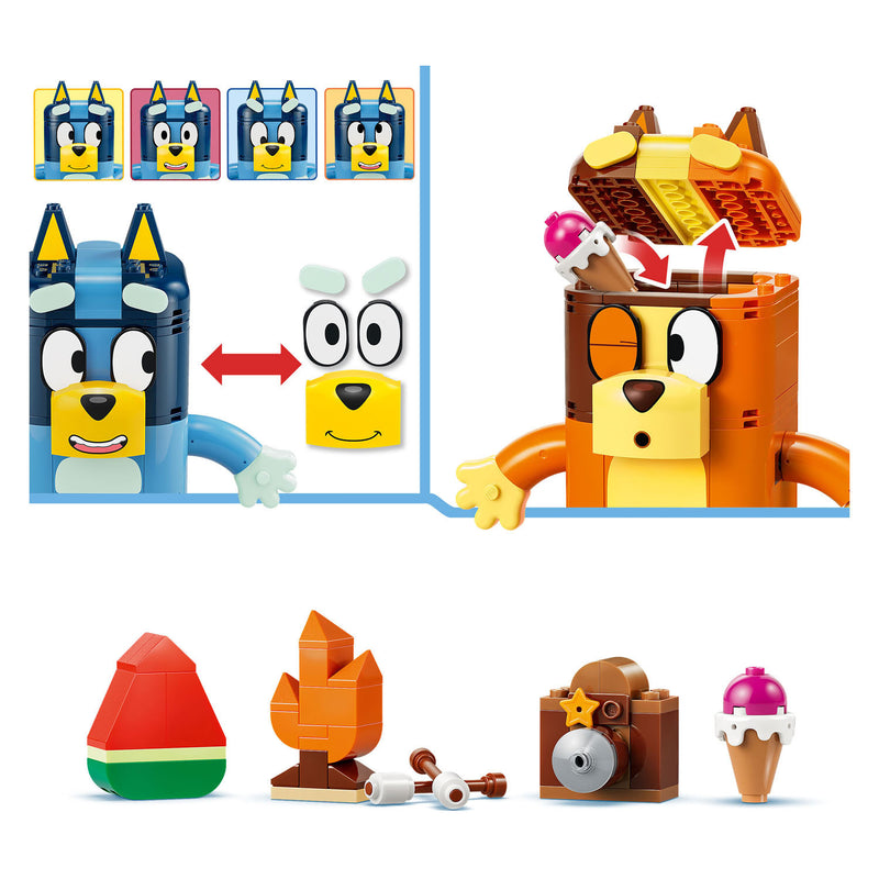 Load image into Gallery viewer, Lego bluey bouwbare figuren van bluey en haar familie bouwpakket voor kinderen 11217

