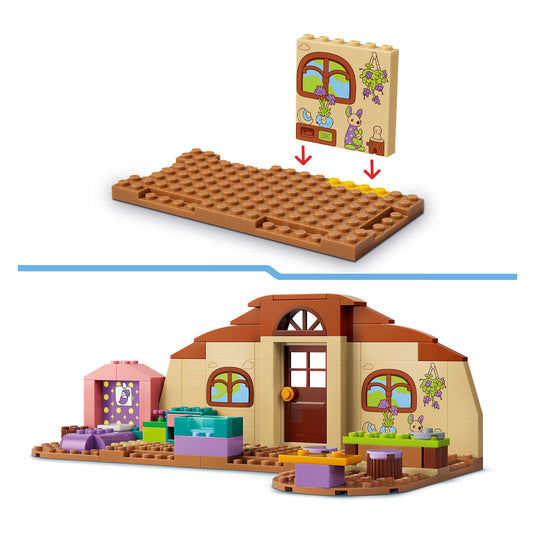 Lego bluey school met rusty en bluey speelgoed voor peuters en kleuters 11221