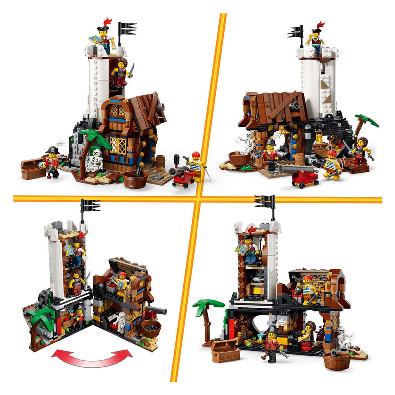 Load image into Gallery viewer, Lego creator 3in1 klassiek piratenschip piraten boot speelgoed voor kinderen 31387
