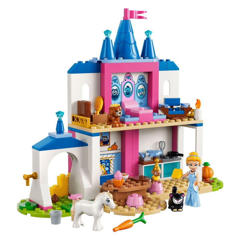Load image into Gallery viewer, Lego ® ǀ disney princess assepoesters kasteel met dierenvriendjes - bouwspeelgoed voor kinderen met assepoester en 4 dieren - 43283
