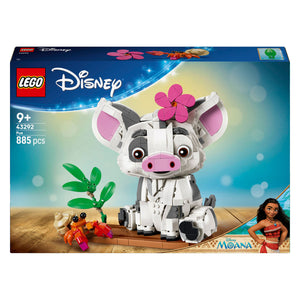 Lego disney vaiana pua bouwbaar dieren speelgoed voor kinderen en decoratie 43292