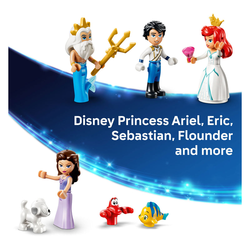 Afbeelding laden in galerijviewer, Lego ǀ disney princess ariëls koninklijke trouwboot bouwpakket voor kinderen met 7 poppetjes 43299
