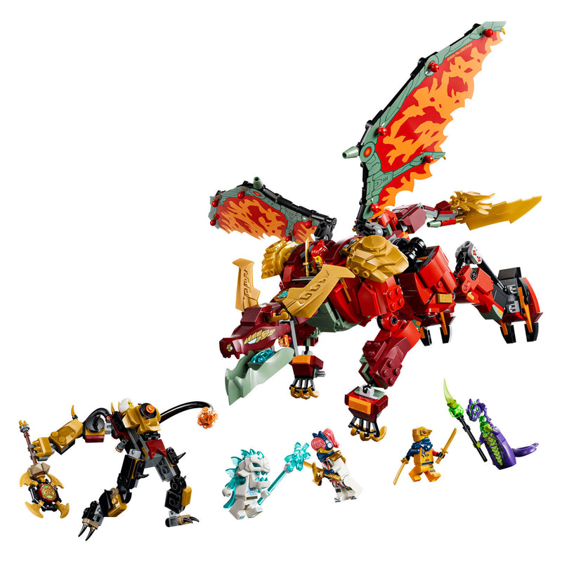 Load image into Gallery viewer, Lego ninjago 71868 wyldfyre's transformerende drakenmecha
