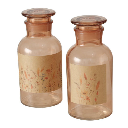 Boltze home apothekers fles kornelia h22cm glas