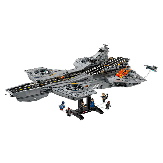 Lego ǀ marvel s.h.i.e.l.d. helicarrier superheld bouwpakket voor volwassenen 76354