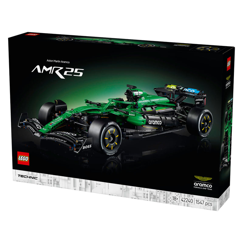 Load image into Gallery viewer, Lego technic aston martin aramco amr25 f1 auto bouwpakket voor volwassenen met modelauto 42240

