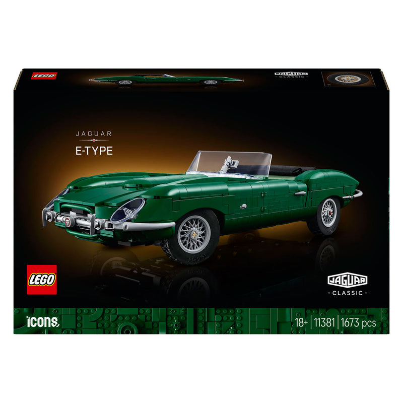Load image into Gallery viewer, Lego icons jaguar e-type - klassieke sportwagen auto - 11381
