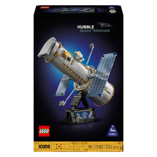 Lego icons ruimtetelescoop hubble ruimte bouwpakket voor volwassenen 11382