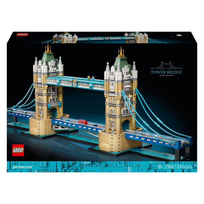 Load image into Gallery viewer, Lego architecture tower bridge bezienswaardigheid bouwpakket voor volwassenen, woondecoratie 21067

