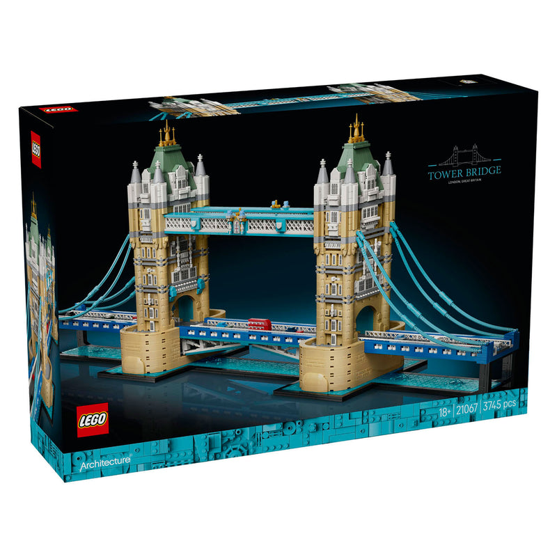 Load image into Gallery viewer, Lego architecture tower bridge bezienswaardigheid bouwpakket voor volwassenen, woondecoratie 21067
