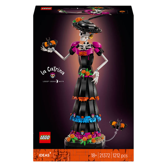 Lego ideas la catrina figuur bouwpakket voor volwassenen en woondecoratie 21372