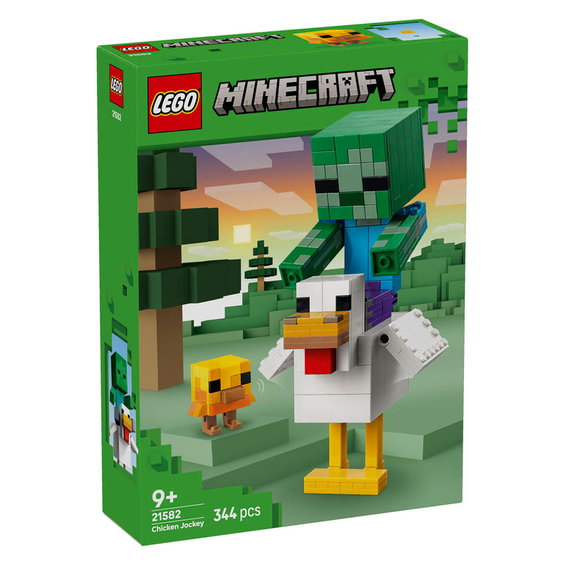 Load image into Gallery viewer, Lego ® minecraft® kipberijder bouwspeelgoed - gamingdecoratie met babyzombie, kip en kuiken - cadeautip voor jongens en meisjes vanaf 9 jaar - 21582
